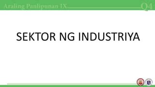 sektor ng industriya drawing easy|Ap9 msp i.
